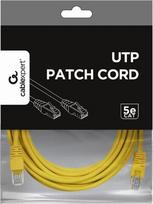 utp kabelis 0 5 - Gembird CAT 5e UTP Patch Cable Yellow 5m - 4 nuotrauka