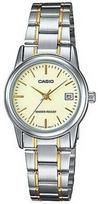casio laikrodziai - CASIO LTP-V002SG-9A Moteriškas Laikrodis (Gold) + Dėžutė - 1 nuotrauka