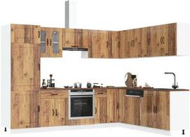 Kalmar Virtuvinių spintelių komplektas, 14 dalių, medžio (Wood)