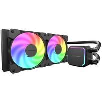 vandens ausintuvas - LC-Power LC-CC-240-B-ARGB Juodas (Black) Kompiuterio Aušinimo Sistema - 1 nuotrauka