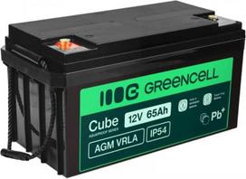 agm akumuliatorius - Green Cell Cube AGM 12V 65Ah 680A - 1 nuotrauka