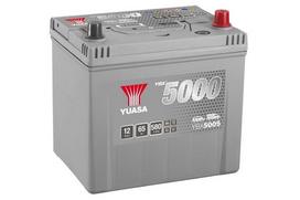 YUASA YBX5005 12V 65Ah 580A Sidabrinis (Silver)