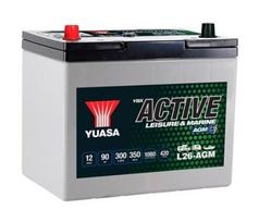 Yuasa L26-AGM 12V 90Ah 300A K+