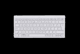 balta klaviatura belaide - HP 350 Compact Multi-Device Bluetooth Klaviatūra, balta (White) - 1 nuotrauka