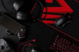 gaming mouse pad - Savio Turbo Dynamic XL Gaming Mouse Pad Black/Red - 10 nuotrauka