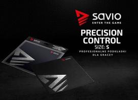 peles kilimelis mouse pad - Savio Precision Control Gaming Mouse Pad S Black - 2 nuotrauka