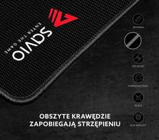 peles kilimelis mouse pad - Savio Precision Control Gaming Mouse Pad S Black - 4 nuotrauka