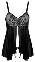 seksualus naktiniai - Cottelli lingerie Babydoll & Thong M seksualūs naktiniai - 2 nuotrauka