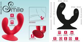 dual motor - Dvigubas vibratorius Sweet Smile - 4 nuotrauka