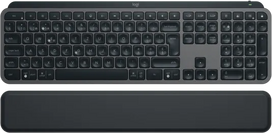 logitech mx keys s - Logitech MX Keys S Grafitas (Graphite) su atrama delnams - 1 nuotrauka