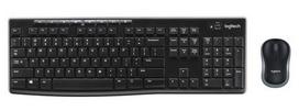 logitech mk270 - Logitech MK270 Belaidis Klaviatūros ir Pelės Rinkinys Juodas (Black) - 1 nuotrauka