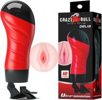 Masturbatorius Crazy Bull Pretty Love Raudonas (Red)