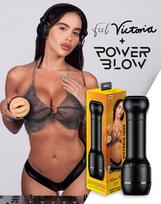 Masturbatorius Kiiroo PowerBlow & Feel Victoria June Juodas (Black)