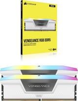 Corsair Vengeance RGB White DDR5 64GB (2x32GB) 6000MHz CL30 DIMM