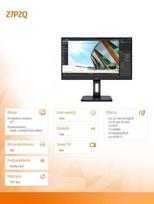 monitor 27 1080 - AOC 27P2Q - 8 nuotrauka