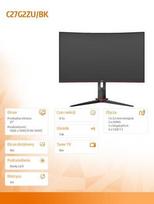 monitor 27 1080 - AOC C27G2ZU - 7 nuotrauka