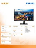 ips monitorius qhd - Philips 245B1 - 6 nuotrauka