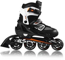 Blackwheels Riedučiai regulowane Sonic juoda-balta dydis 33-36