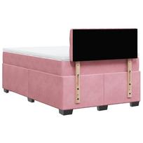 miegamo lovos 120 200 - vidaXL Lova su spyruoklėmis ir čiužiniu, 120 x 200 cm, rožinė (Pink) - 3 nuotrauka