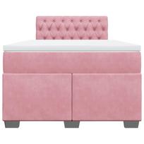 miegamo lovos 120 200 - vidaXL Lova su spyruoklėmis ir čiužiniu, 120 x 200 cm, rožinė (Pink) - 7 nuotrauka