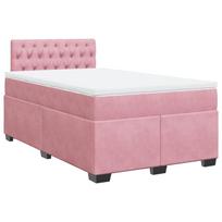 miegamo lovos 120 200 - vidaXL Lova su spyruoklėmis ir čiužiniu, 120 x 200 cm, rožinė (Pink) - 10 nuotrauka