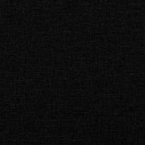 miegamojo lova 200x200 - vidaXL Lova su spyruoklėmis ir čiužiniu, Juodas (Black), 200x200 cm, audinys - 3 nuotrauka