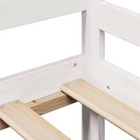 balta miegamojo lova - Lova VLX With Drawers 3083675, balta, 98x204 cm, su grotelėmis - 4 nuotrauka