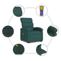 massage chair - Fotelis VLX Stand-up Massage Reclining Chair, žalias, 66 cm x 83.5 cm x 104 cm - 8 nuotrauka