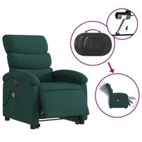 massage chair - Fotelis VLX Stand-up Massage Reclining Chair, žalias, 66 cm x 83.5 cm x 104 cm - 10 nuotrauka