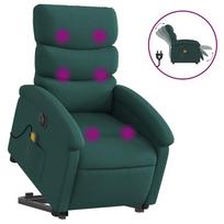 massage chair - Fotelis VLX Stand-up Massage Reclining Chair, žalias, 66 cm x 83.5 cm x 104 cm - 13 nuotrauka