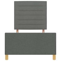 miegamojo lovos rem - Lovos rėmas su LED, 100x200cm, pilkas - 8 nuotrauka