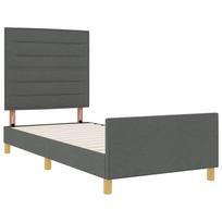 miegamojo lovos rem - Lovos rėmas su LED, 100x200cm, pilkas - 11 nuotrauka