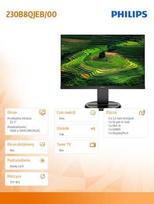 1920x1200 monitoriai - Philips 230B8QJEB - 7 nuotrauka
