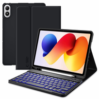 redmi pad 2 pro - Tech-Protect SC Pen + Keyboard dėklas Xiaomi Poco Pad M1 / Redmi Pad 2 Pro 12.1 - Juodas (Black) - 1 nuotrauka