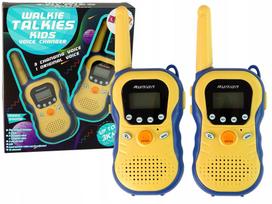 racijos vaikams - Lean Toys Žaislinės racijos vaikams, geltonos (Yellow) - 1 nuotrauka