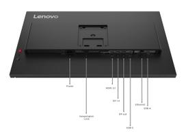 lenovo thinkvision - Lenovo ThinkVision | T27QD-40 | 27 " | IPS | 16:9 | 120 Hz | 4 ms | 2560 x 1440 pixels | 350 cd/m² | HDMI ports quantity 1 | Eclipse black | Warranty 36 month(s) | 64AAGAT2EU - 9 nuotrauka