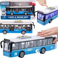 WOOPIE Interaktyvus elektrinis miesto autobusas 1:16, Mėlynas (Blue)