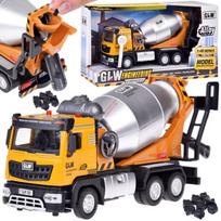 zaislinis automobilio modelis - JOKOMISIADA Betono maišyklė su garsu ir šviesa, ZA5010, Sidabrinė/Geltona (Silver/Yellow) - 1 nuotrauka