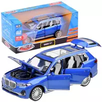 bmw masinele - HOT WHEELS BMW X7 1:32 metalinis visureigis, Mėlyna (Blue) - 1 nuotrauka