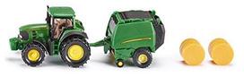SIKU John Deere traktorius su presu, 1665