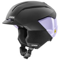 Slidinėjimo šalmas Uvex Levitate MIPS, juodas/violetinis, 54-58 cm