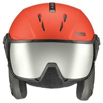 Slidinėjimo šalmas Uvex Instinct Visor, raudonas, 59-61 cm