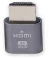 monitoriaus universalus - MicroConnect HDMI Dummy 4K Pilkas (Grey) - 1 nuotrauka