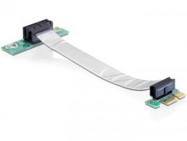 Delock PCI Express x1 to x1 riser card su 13 cm lanksčiu kabeliu kairėje pusėje (Left)
