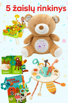 pop up zaislas - Woopie Baby Iššokantys gyvūnai POP-UP edukacinis žaislas - 1 nuotrauka