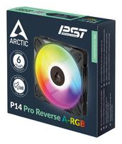 arctic p14 - Arctic P14 Pro Reverse A-RGB 140 mm 3-Pack Juodas (Black) - 2 nuotrauka