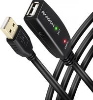 active usb extension cable - Axagon ADR-215 Active extension USB 2.0 A-M > A-F cable, 15 m long. Power supply option. - 4 nuotrauka