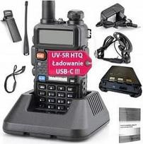 baofeng walkie talkie - Baofeng UV-5R HTQ USB-C Racija / Radijo stotelė / Walkie Talkie - 1 nuotrauka