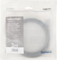cable displayport 2.1 3m - LogiLink DisplayPort 3.0m - 3 nuotrauka