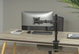 monitoriaus laikiklis deltaco - Deltaco ARM-0303-B, Juodas (Black) - 1 nuotrauka